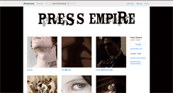 Desktop Screenshot of pressempire.bandcamp.com