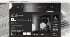 Desktop Screenshot of melodyborum.bandcamp.com