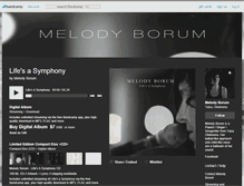 Tablet Screenshot of melodyborum.bandcamp.com
