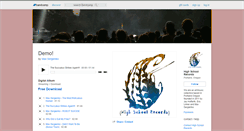 Desktop Screenshot of highschoolrecords.bandcamp.com