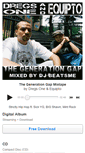 Mobile Screenshot of generationgap.bandcamp.com