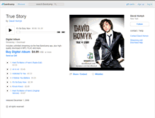 Tablet Screenshot of davidhomyk.bandcamp.com