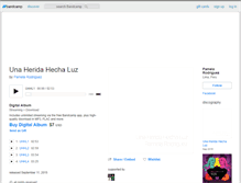 Tablet Screenshot of pamelarodriguez.bandcamp.com