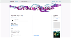 Desktop Screenshot of carmelsoans.bandcamp.com