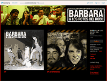Tablet Screenshot of barbaraylosrotosdelrock.bandcamp.com