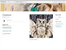 Tablet Screenshot of dogisdead.bandcamp.com