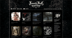 Desktop Screenshot of immortalfrostproductions1.bandcamp.com
