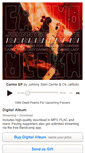 Mobile Screenshot of johnnysemdente.bandcamp.com