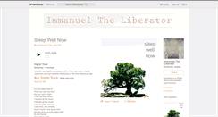 Desktop Screenshot of immanueltheliberator.bandcamp.com