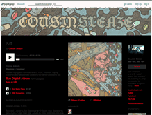 Tablet Screenshot of cousinsleaze.bandcamp.com