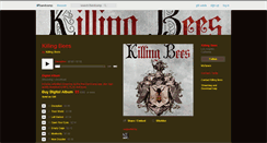 Desktop Screenshot of killingbees.bandcamp.com