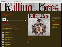 Tablet Screenshot of killingbees.bandcamp.com