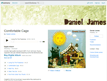 Tablet Screenshot of danieljamesuk.bandcamp.com