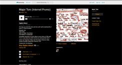 Desktop Screenshot of majortom.bandcamp.com
