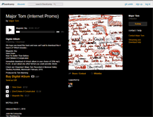 Tablet Screenshot of majortom.bandcamp.com