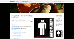 Desktop Screenshot of matthewgrimm.bandcamp.com