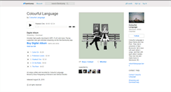 Desktop Screenshot of colourfullanguagemusic.bandcamp.com