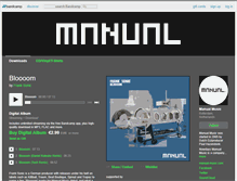 Tablet Screenshot of manualmusic.bandcamp.com