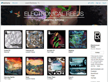 Tablet Screenshot of electronicalreeds.bandcamp.com