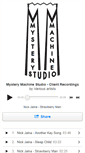 Mobile Screenshot of mysterymachinestudio.bandcamp.com