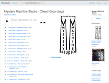 Tablet Screenshot of mysterymachinestudio.bandcamp.com