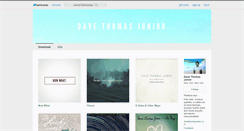 Desktop Screenshot of davethomasjunior.bandcamp.com