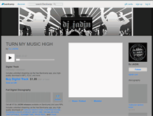 Tablet Screenshot of djjadin.bandcamp.com