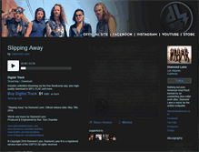 Tablet Screenshot of diamondlane.bandcamp.com
