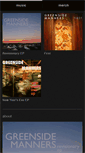 Mobile Screenshot of greensidemanners.bandcamp.com