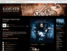 Tablet Screenshot of kamlath.bandcamp.com