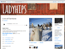 Tablet Screenshot of ladyhips.bandcamp.com