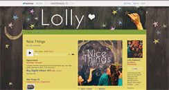 Desktop Screenshot of lollyhopwood.bandcamp.com