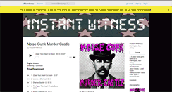 Desktop Screenshot of instantwitness.bandcamp.com