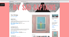 Desktop Screenshot of mysadcaptains.bandcamp.com