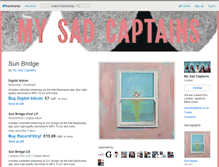 Tablet Screenshot of mysadcaptains.bandcamp.com