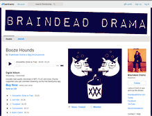 Tablet Screenshot of braindeaddrama.bandcamp.com