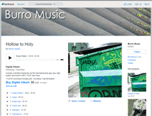 Tablet Screenshot of burromusic.bandcamp.com