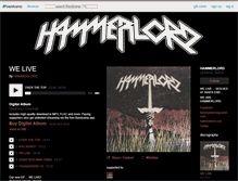 Tablet Screenshot of hammerlord.bandcamp.com