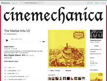 Tablet Screenshot of cinemechanica.bandcamp.com