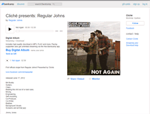 Tablet Screenshot of clichemusic.bandcamp.com
