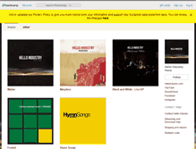Tablet Screenshot of helloindustry.bandcamp.com