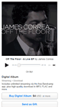 Mobile Screenshot of jamescorrea.bandcamp.com