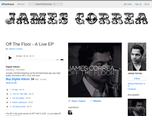 Tablet Screenshot of jamescorrea.bandcamp.com