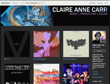 Tablet Screenshot of claireannecarr.bandcamp.com