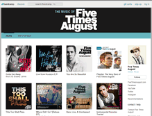 Tablet Screenshot of fivetimesaugust.bandcamp.com