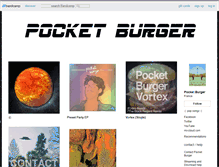 Tablet Screenshot of pocketburger.bandcamp.com