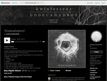 Tablet Screenshot of dodecahedronbm.bandcamp.com