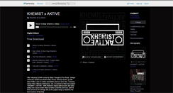 Desktop Screenshot of khemist.bandcamp.com