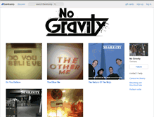 Tablet Screenshot of no-gravity.bandcamp.com