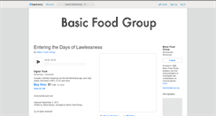 Desktop Screenshot of basicfoodgroup.bandcamp.com